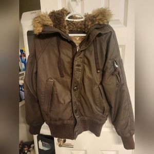 Mens American Eagle Bomber Coat